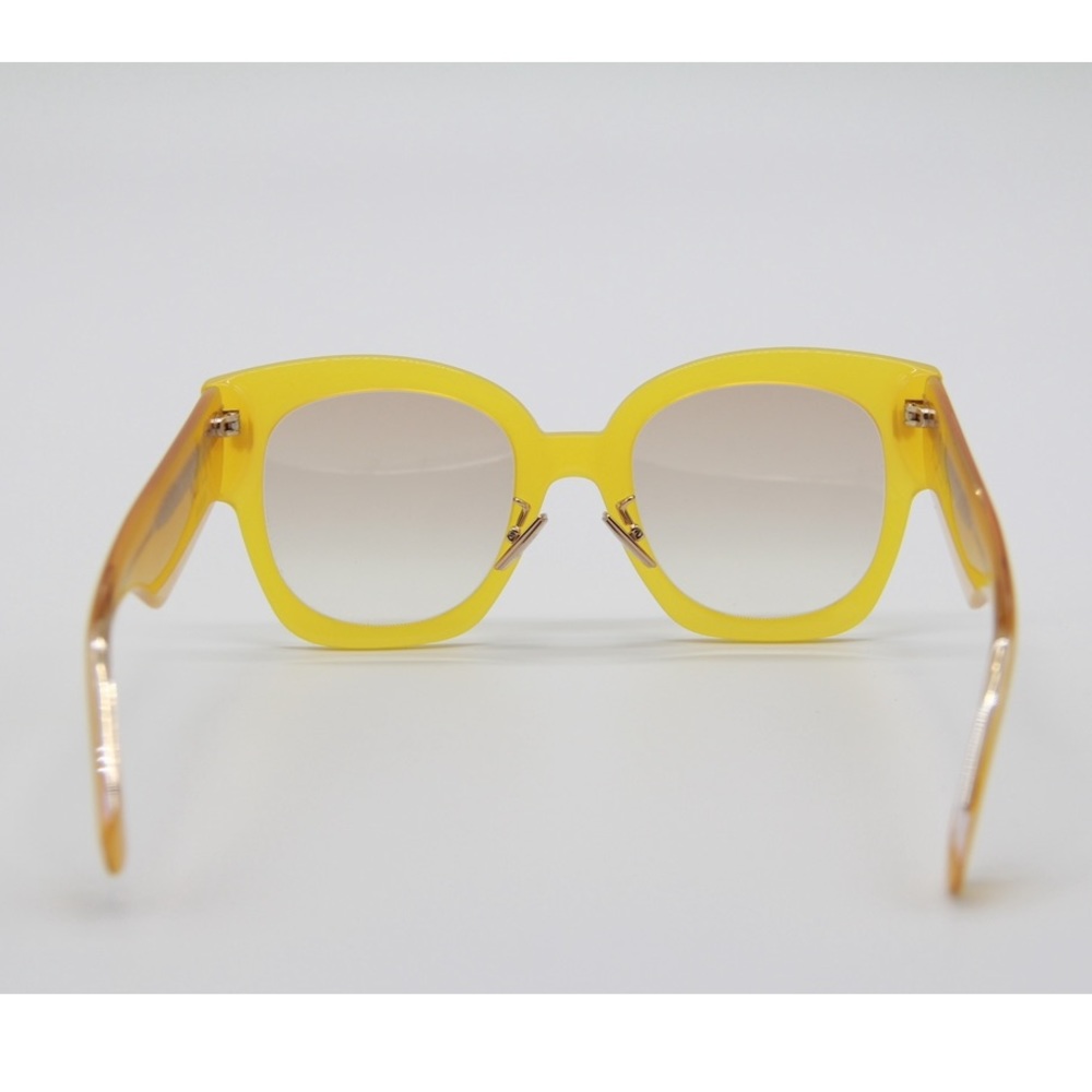 NEW FENDI FF0458/G/S 40G YELLOW SUNGLASSES FENDI FF 0458/G/S - Picture 8 of 12